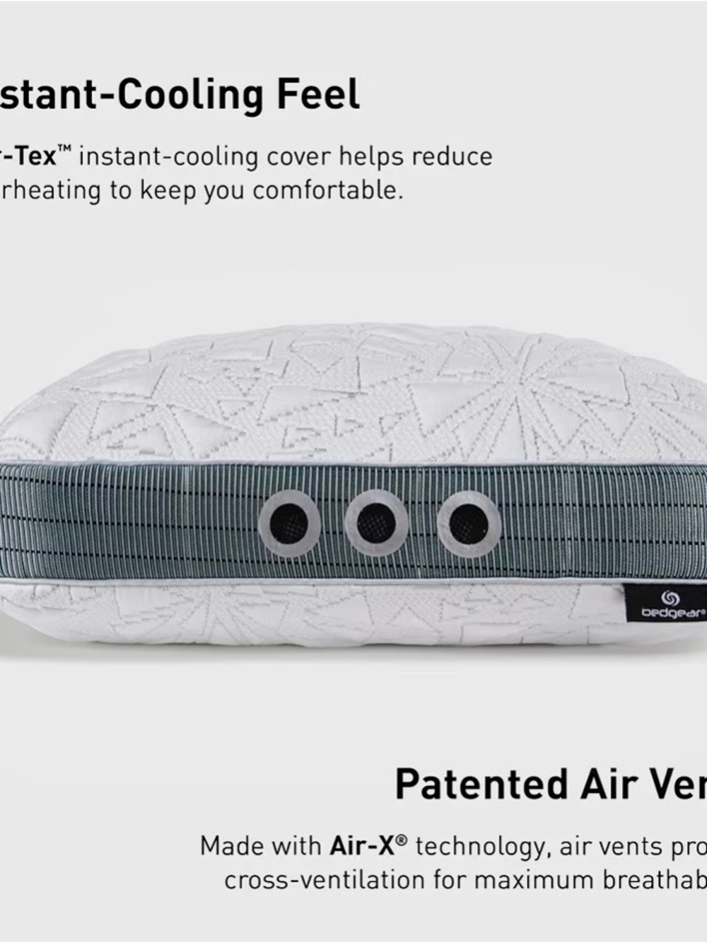 Storm VR Cooling Headset Cushion in White and Gray 2.0 NEW
